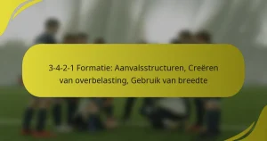 3-4-2-1 Formatie: Aanvalsstructuren, Creëren van overbelasting, Gebruik van breedte